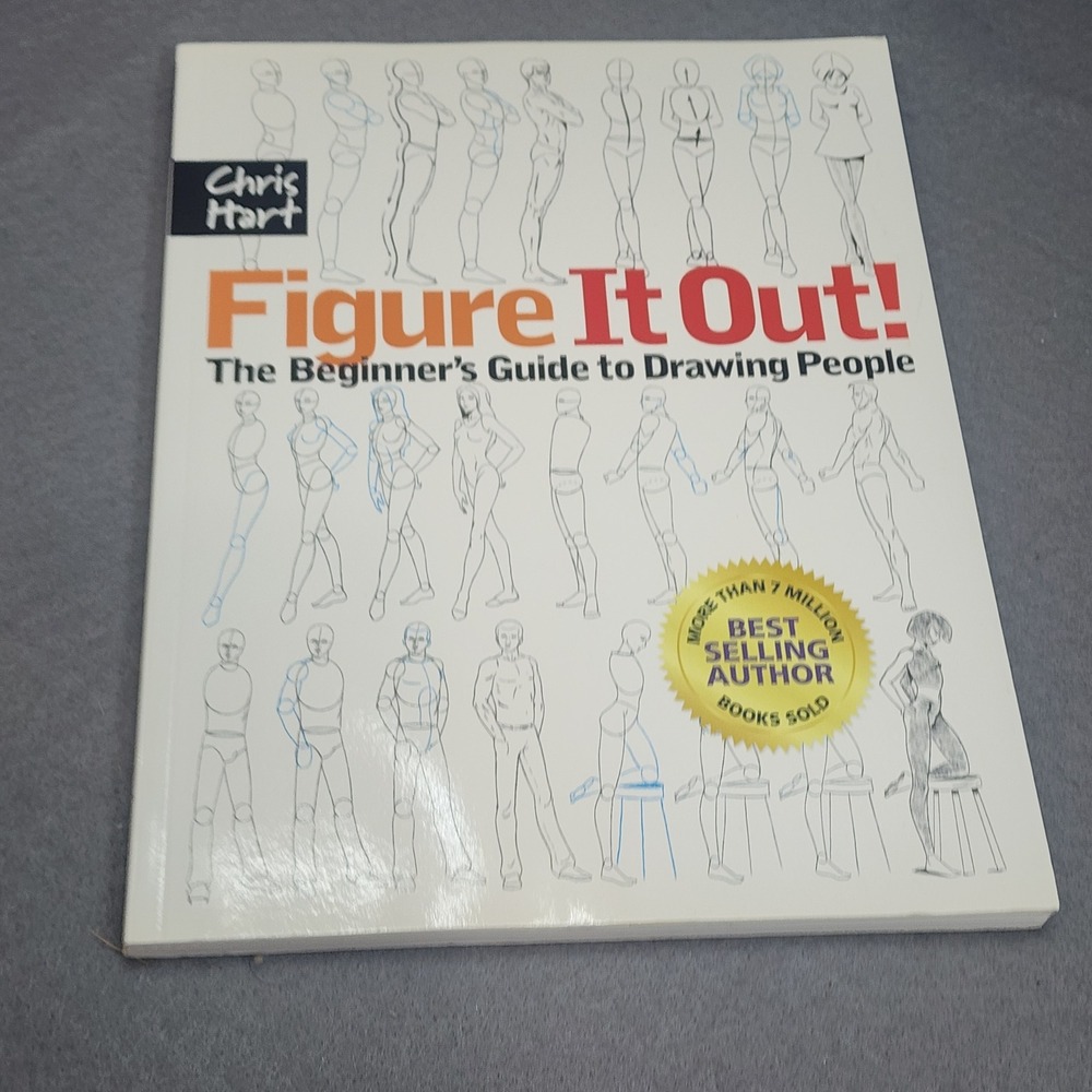 Chris Hart Figure It Out Drawing People Guide‎ Art Instruction Paperback OS
